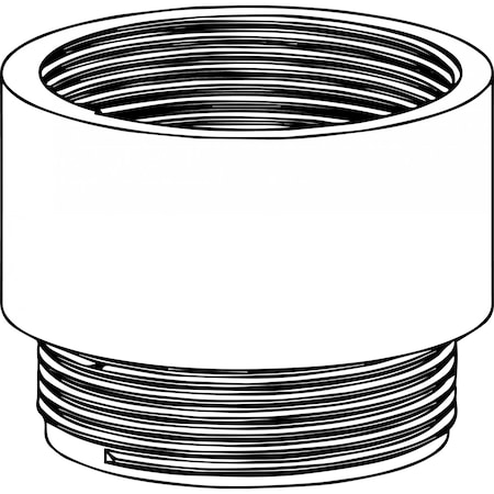 Infinity Drain PVC Threaded Extension Nipple for S-PVC/S-SS/FX 65 Series TNRN_P